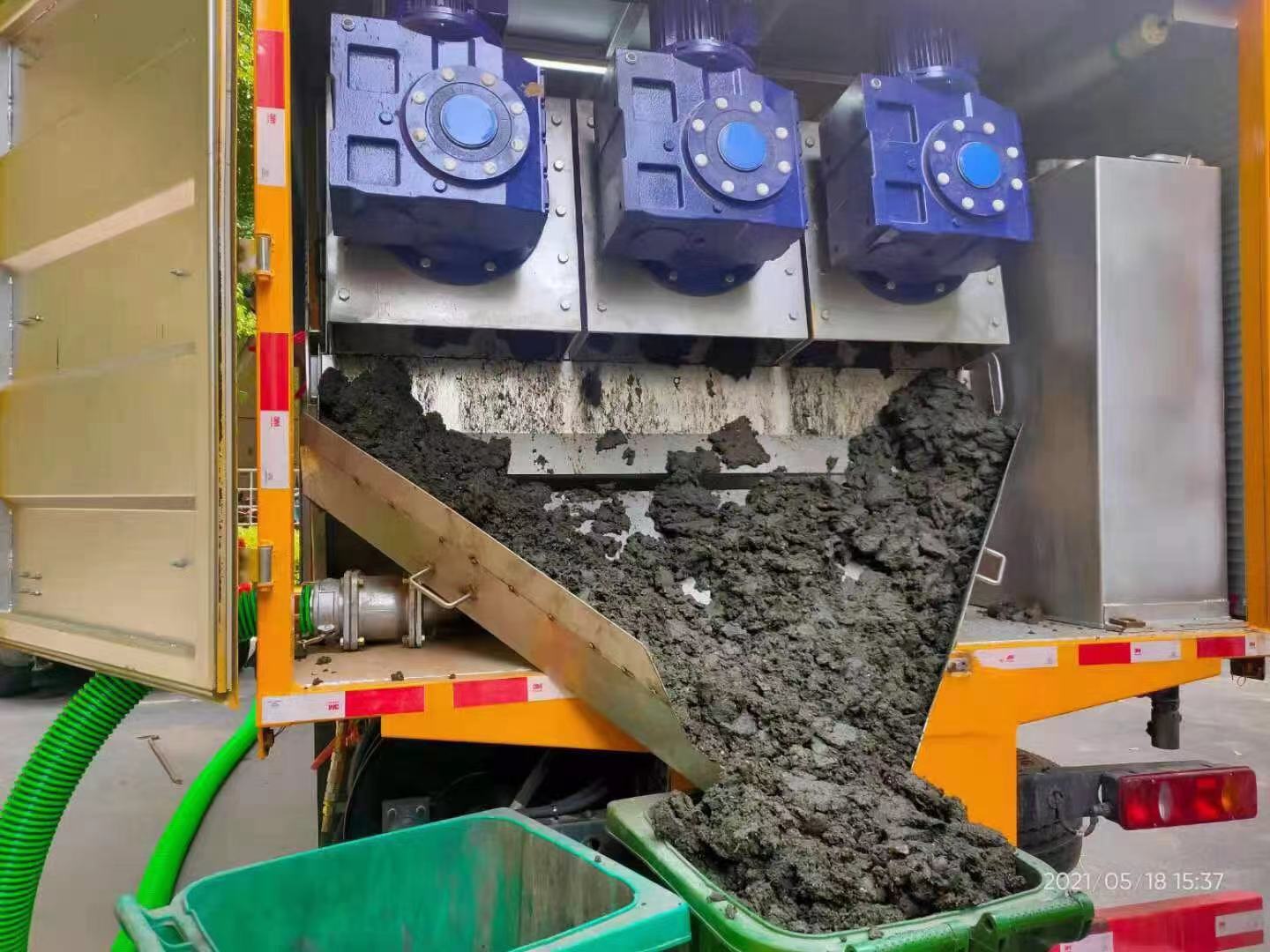 桃江化粪池清掏城市维护站-泥浆净化干湿分离处理